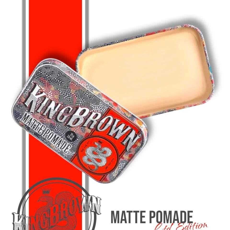 King Brown Matte Pomade Ltd. Edition - Lockhart's Authentic Grooming Company, LLC