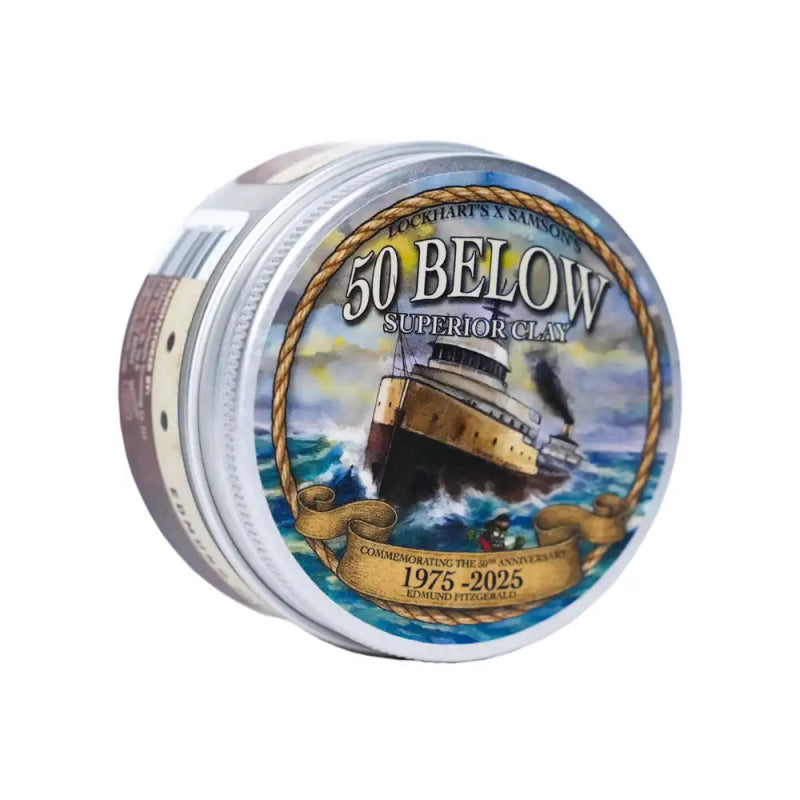 50 Below Superior Clay - A Tribute to the Edmund Fitzgerald - Lockhart's Authentic Grooming Company, LLC