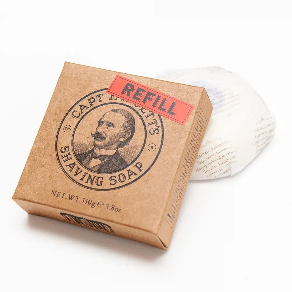 Captain Fawcett Shaving Soap Refill - Lockhart's Authentic Grooming Company, LLC