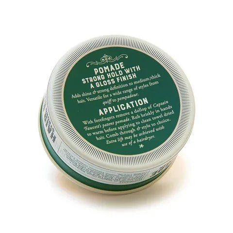 Captain Fawcett Strong Hold Pomade - Lockhart's Authentic Grooming Company, LLC