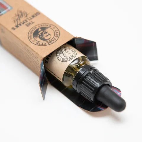 Captain Fawcett Whisky Beard Oil Small - Lockhart's Authentic Grooming Company, LLC