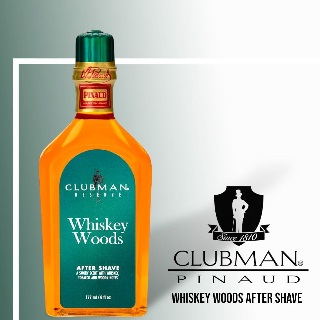 Clubman Pinaud Whiskey Woods After Shave - Lockhart's Authentic Grooming Company, LLC
