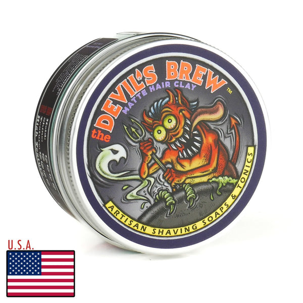 Devil's Brew Matte Hair Clay - Lockhart's Authentic Grooming Company, LLC