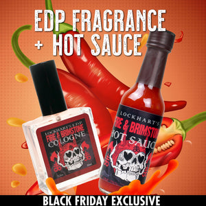 Fire & Brimstone FRAGRANCE + HOT SAUCE Bundle! - Lockhart's Authentic