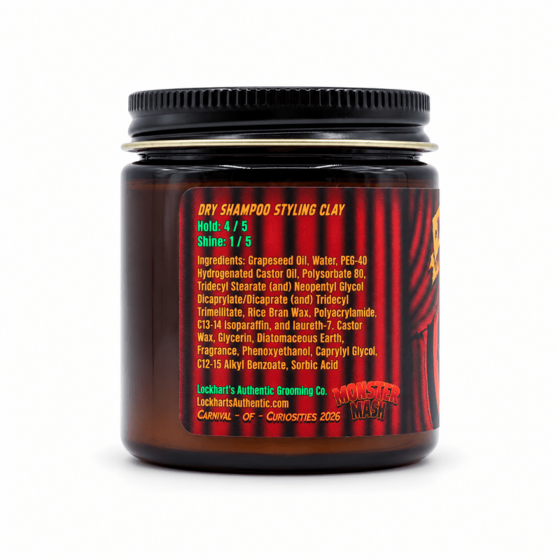 Lockhart's Carnival Barker - Dry Shampoo Styling Clay - Lockhart's Authentic Grooming Company, LLC