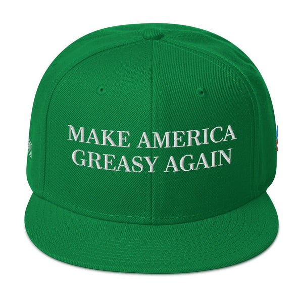 Make America GREASY Again Snap Back Hat - Lockhart's Authentic