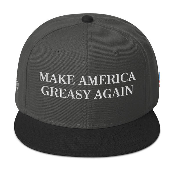 Make America GREASY Again Snap Back Hat - Lockhart's Authentic