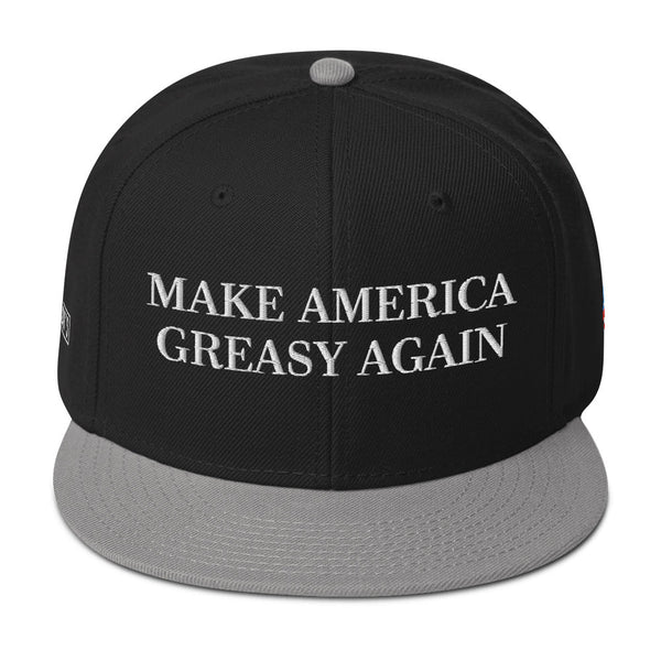 Make America GREASY Again Snap Back Hat - Lockhart's Authentic