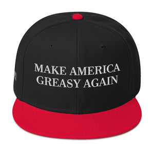 Make America GREASY Again Snap Back Hat - Lockhart's Authentic