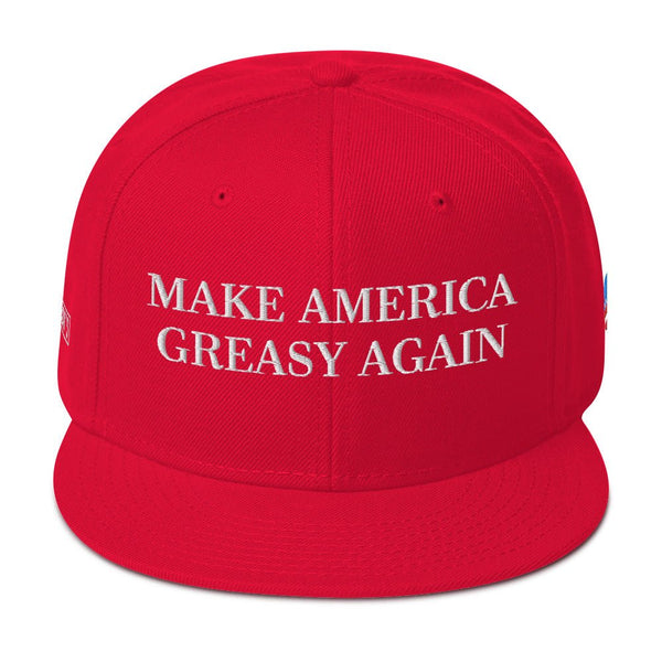 Make America GREASY Again Snap Back Hat - Lockhart's Authentic