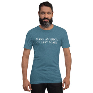 Make America Greasy Again - Teal Heather - Lockhart's Authentic