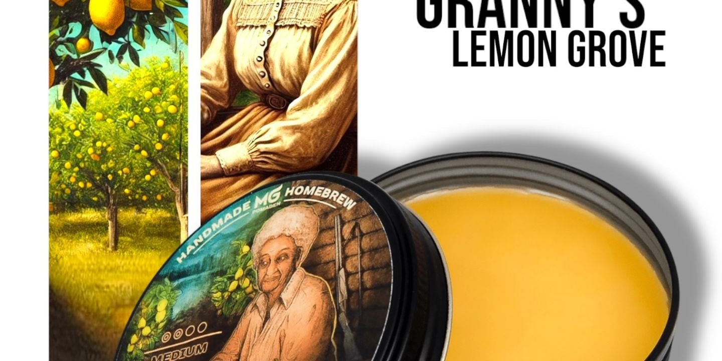 MG Pomaden Granny's Lemon Grove: Medium Hold - Lockhart's Authentic Grooming Company, LLC