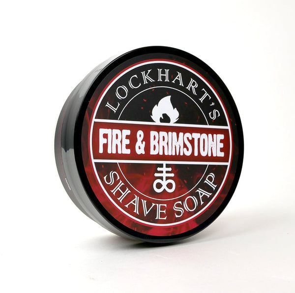 NEW! Fire and Brimstone Shave Soap - Lockhart's Authentic