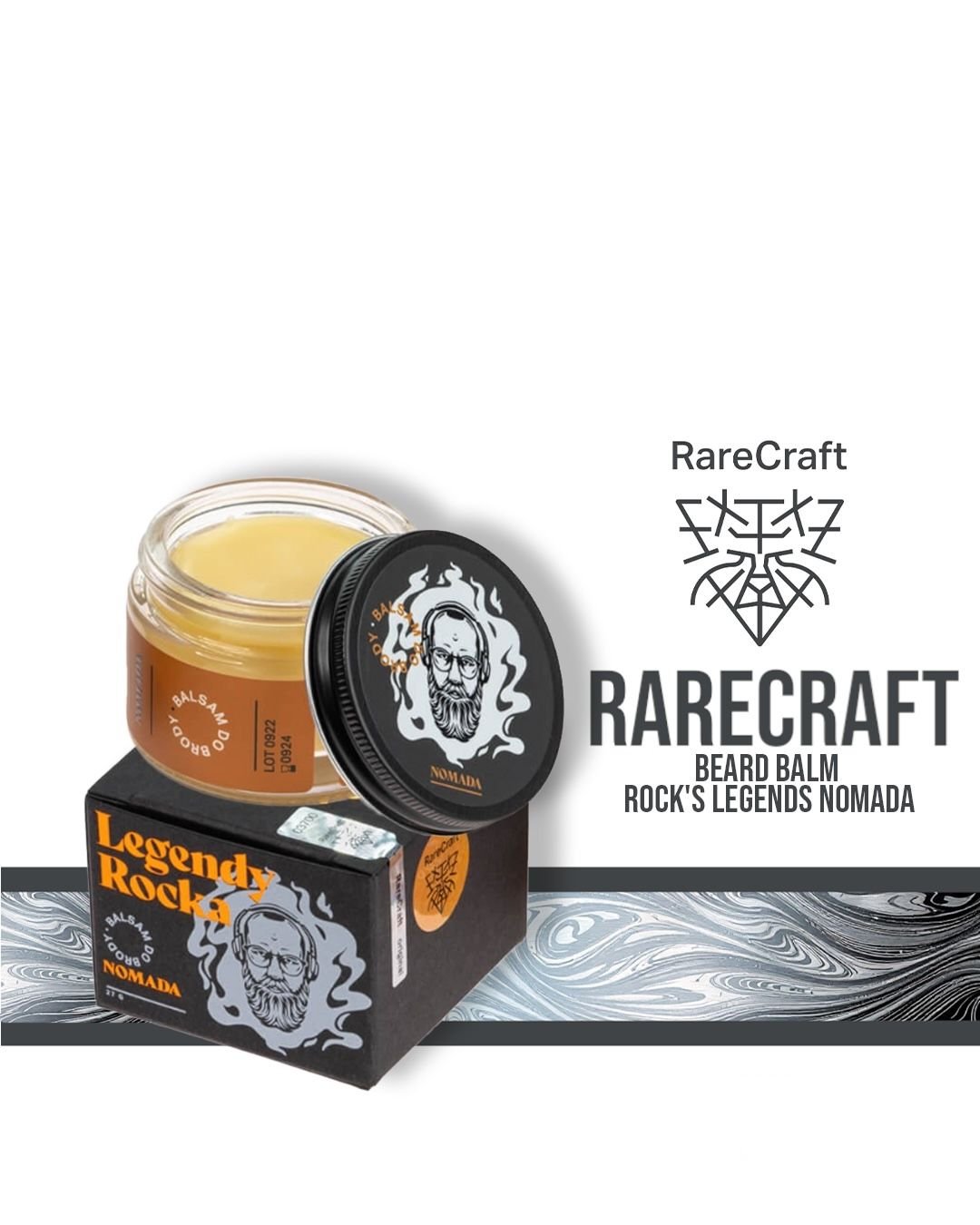 RareCraft Beard Balm Rock's Legends Nomada - Lockhart's Authentic Grooming Company, LLC