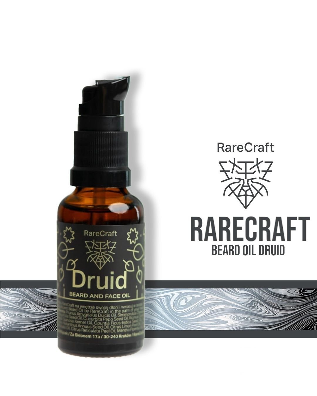 RareCraft Beard Oil Druid - Lockhart's Authentic Grooming Company, LLC