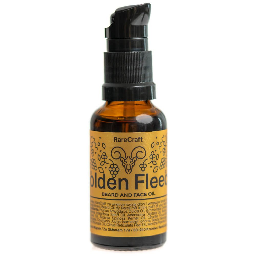 RareCraft Beard Oil Golden Fleece - Lockhart's Authentic Grooming Company, LLC
