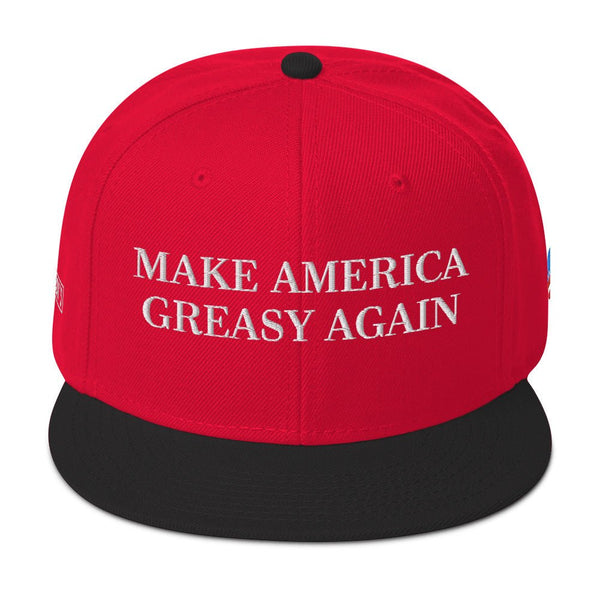 Red/Black Make America Greasy Again Hat - Lockhart's Authentic