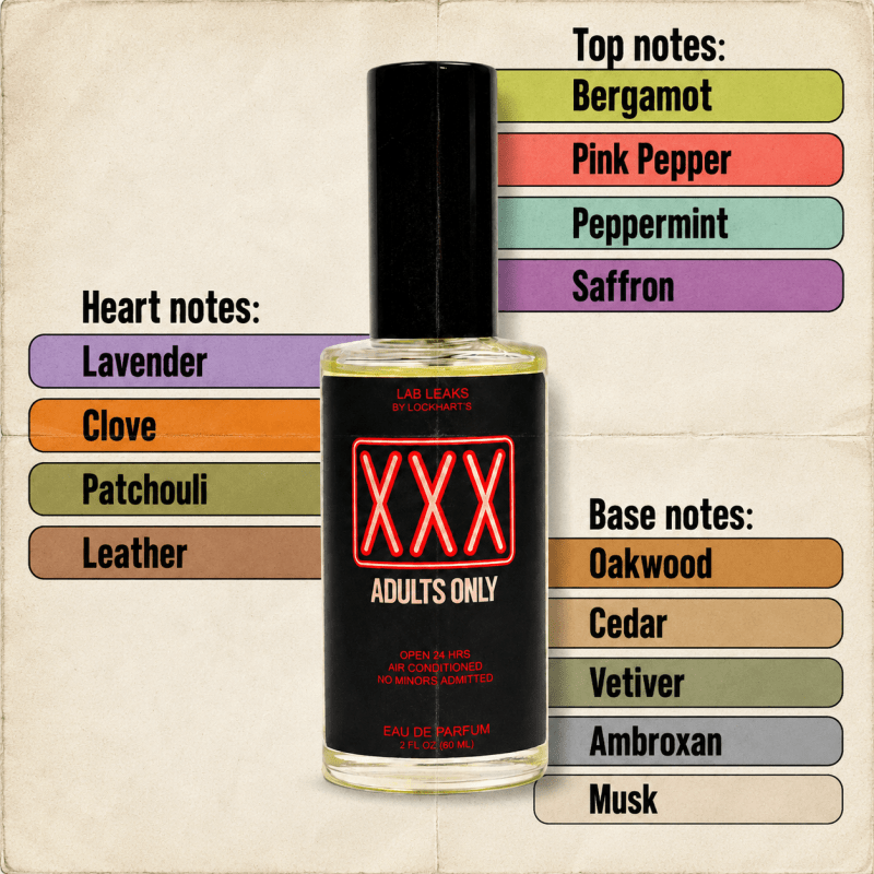 XXX EDP Cologne - 2 ounce - Lockhart's Authentic Grooming Company, LLC